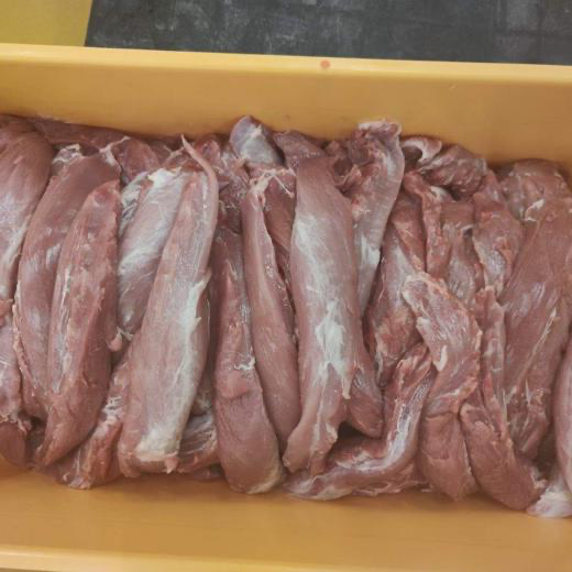 Frozen pork tenderloins, without head, without chain, IVP