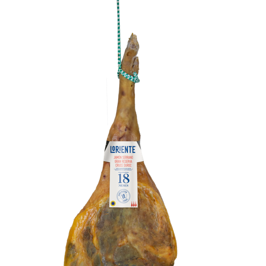 JAMÓN SERRANO DUROC GRAN RESERVA 18M LORIENTE img0