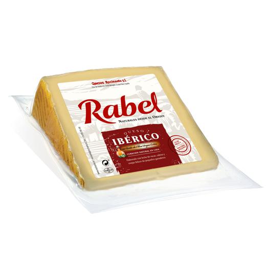 Queso Ibérico en Aceite de Oliva Virgen Extra Cuña 200 g - Cured Iberico Cheese in Olive Oil 200 g Wedge | Rabel