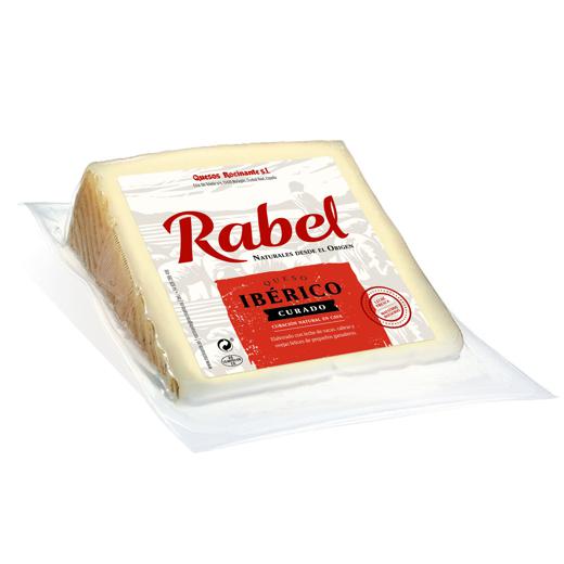 Queso Ibérico Curado Cuña 200 g - Cured Iberico Cheese 200 g Wedge | Rabel