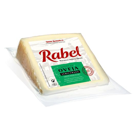 Queso de Oveja Semicurado Cuña 200 gr - Semicured Sheep's Milk Cheese 200 gr Wedge| Rabel