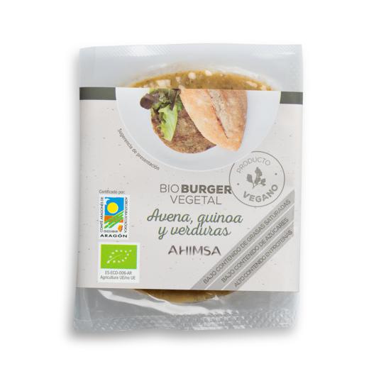 Burguer Avena Quinoa y  Verduras  Bio Ahimsa