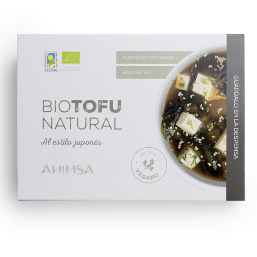 Tofu Natural Bio Ahimsa al Estilo Japonés