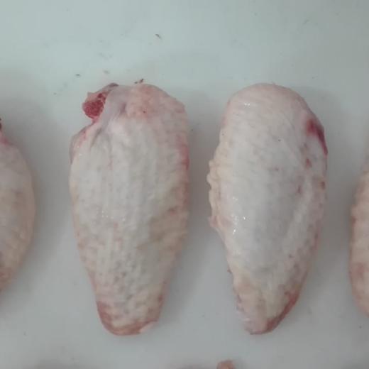 Frozen white chicken mid joint wings A grade/Alones de pollo de pirmera img3