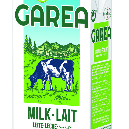 Leche desnatada UHT GAREA 1L