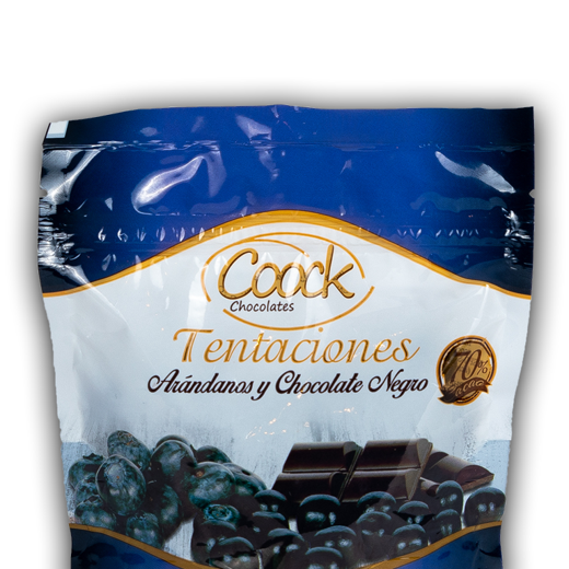 Grajeas "Tentaciones" Arándanos y Chocolate Negro 70%