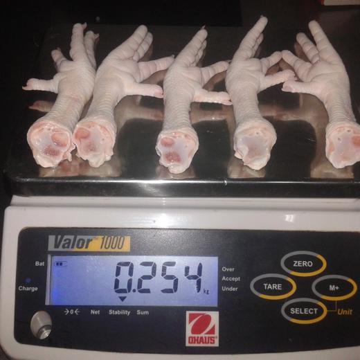 RSA Approved Frozen processed chicken feet A grade img1