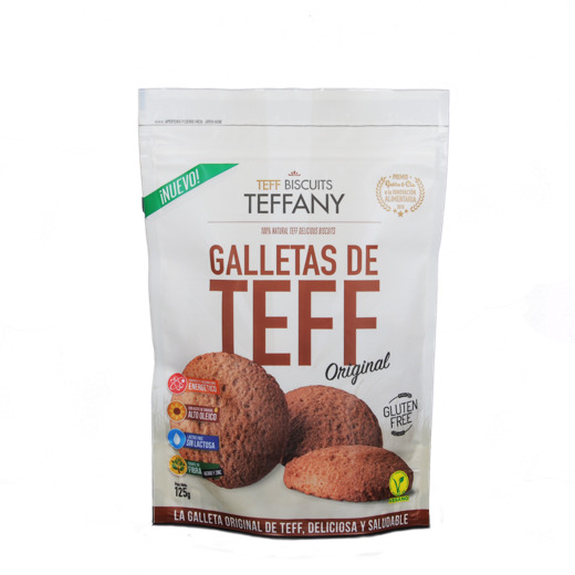 Teffany, La Galleta Original de Teff Sin Gluten, Vegano, Sin Lactosa