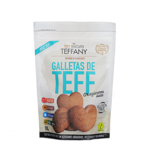 Teffany, La Galleta 0% Azúcares Añadidos Sin Gluten, Vegano, Sin Lactosa