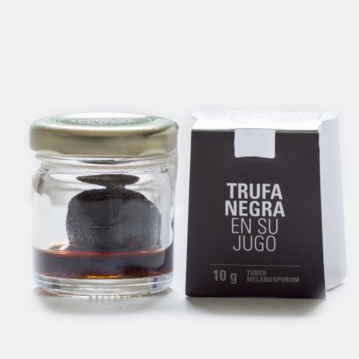 Trufa negra en su jugo