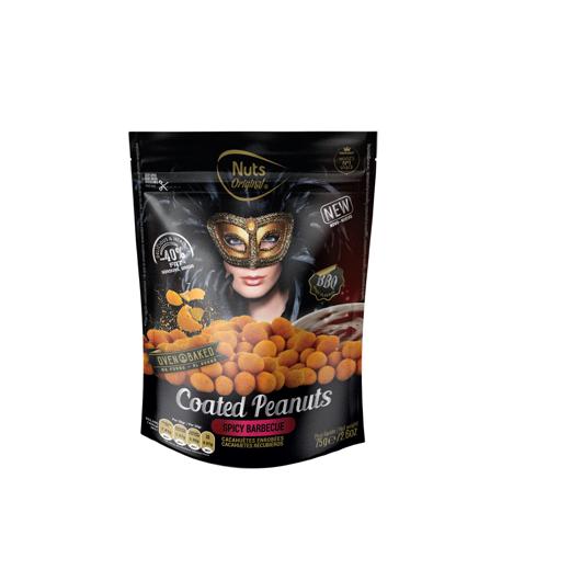 Snacks Nuts Original Coated Peanuts SPICY BARBECUE 75G