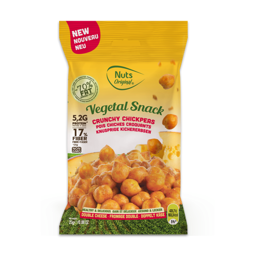 Snacks Nuts Original Crunchy Chickpeas- Double Cheese - 25G img0