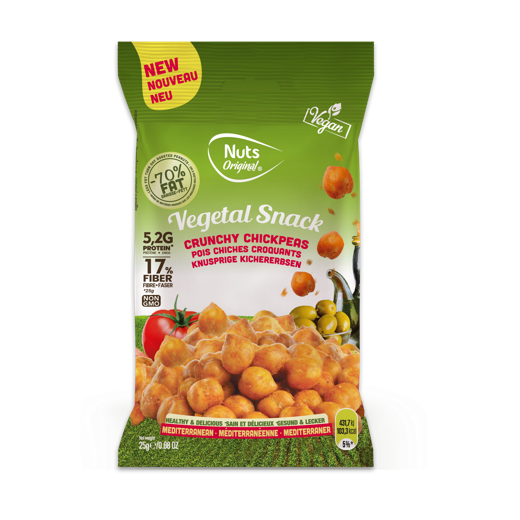 Snacks Nuts Original Crunchy Chickpeas- Mediterranean - 25G