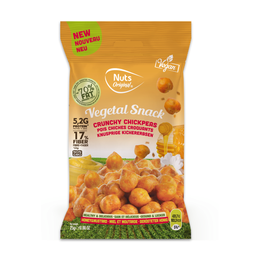 Snacks Nuts Original Crunchy Chickpeas- HONEY & MUSTARD - 25G