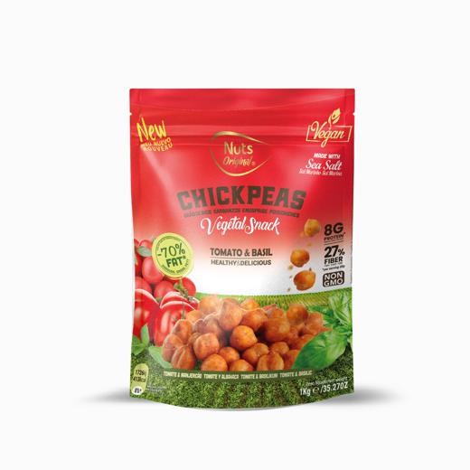 Snacks Nuts Original Crunchy Chickpeas- TOMATO & BASIL - 1KG