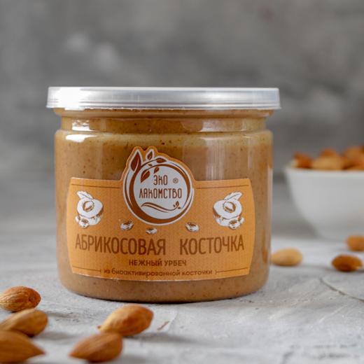 Apricot seeds from bioactivated kernels mild nutbutter "Ecolakomstvo"