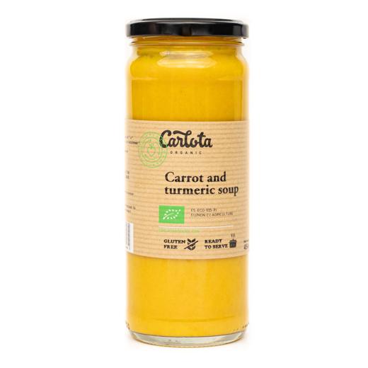 Carrot soup with turmeric 450g / Crema de Zanahoria y cúrcuma 450g