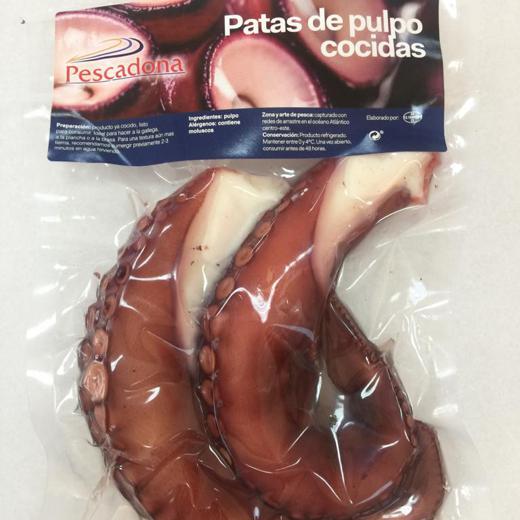 PATA DE PULPO COCIDO - 2 PATAS - REFRIGERADO