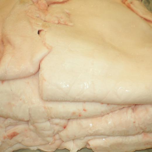 Frozen Pork Back Fat Rindless img0