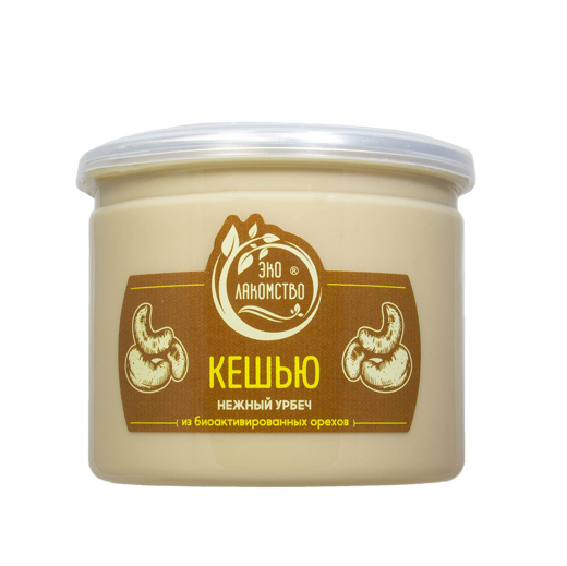 Cashew from bioactivated nuts mild nutbutter "Ecolakomstvo"