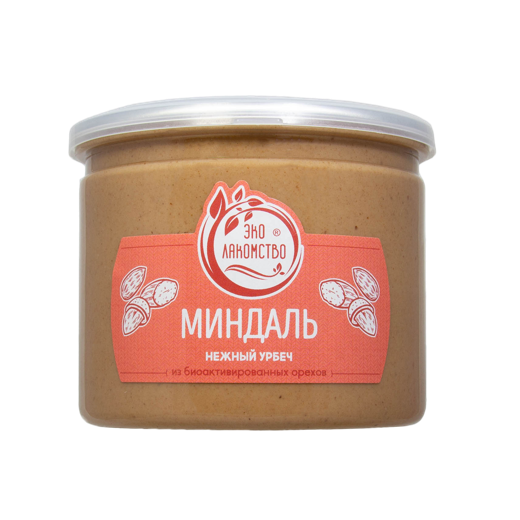 Almond from bioactivated nuts mild nutbutter "Ecolakomstvo"