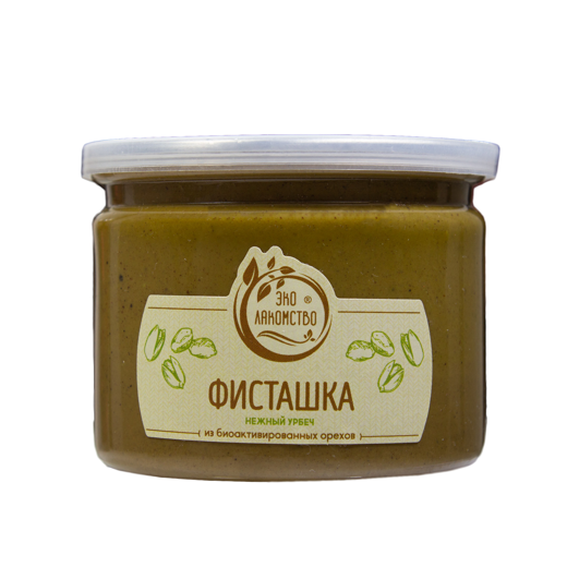 Pistachio from bioactivated nuts mild nutbutter "Ecolakomstvo"