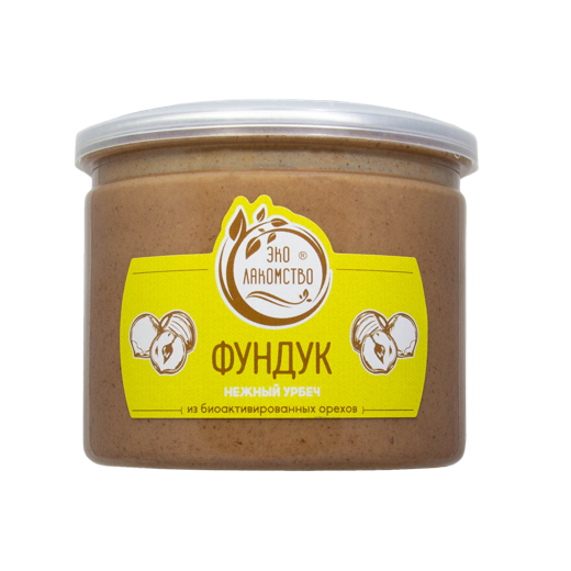 Hazelnut from bioactivated nuts mild nutbutter "Ecolakomstvo"