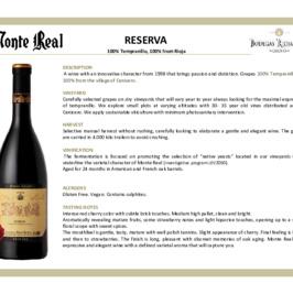 Monte Real Reserva D.O Rioja