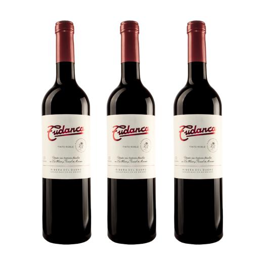 VINO TUDANCA ROBLE-18 (6 MESES CRIANZA) ESTUCHE DE 3 BOTELLAS