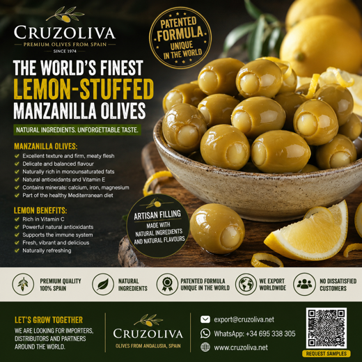 Stuffed Green Olives . Best quality worldwide . 100% Natural with Lemmon, orange, Cheese, Almond img2