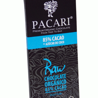 Barra de Chocolate Raw 85% 50 gr img1