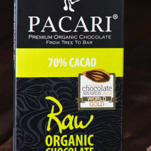 Barras de Chocolate Raw 70% 50gr