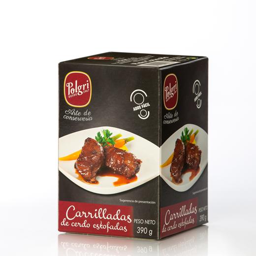 Carrilladas de cerdo estofadas 390gr