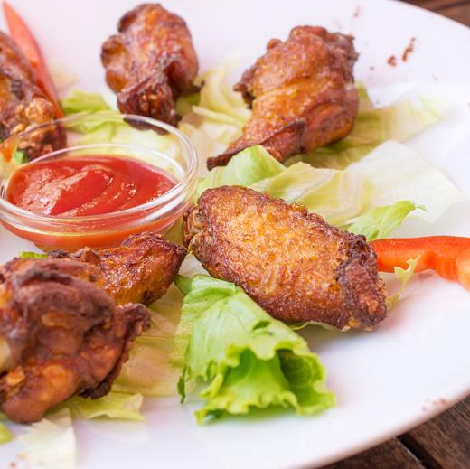 Alitas de pollo barbacoa (Barbecue chicken wings)