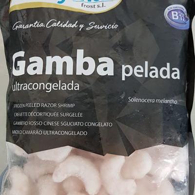 Gamba Pelada 30/50 40 % glaseo (Solenocera Melantho)