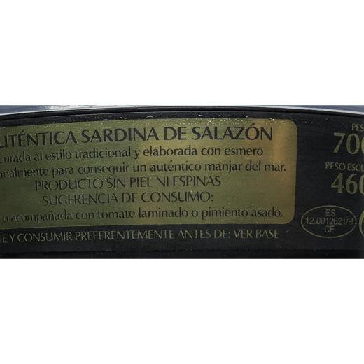 Tarrina de Filetes de Sardinas Saladas USISA img3