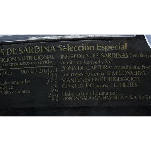 Tarrina de Filetes de Sardinas Saladas USISA img2