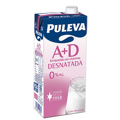 PULEVA DESNATADA A+D BRIK 1L