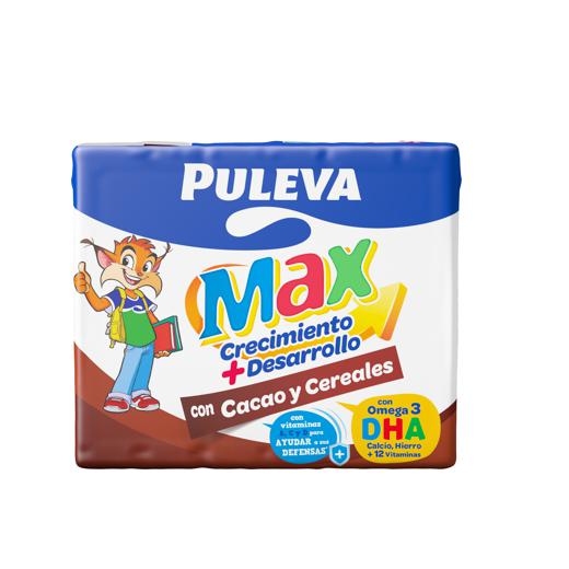 PULEVA MAX CACAO CON CEREALES SLIM 3X200ML