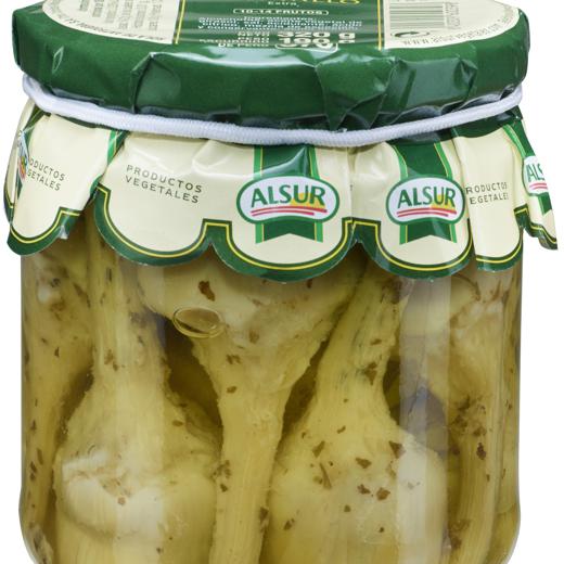 MARINATED ARTICHOKE WITH STEM 320G 10-14 PIECES