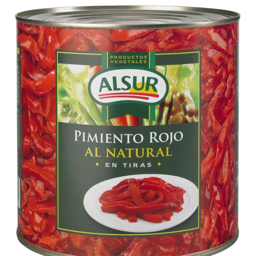 RED PEPPERS STRIPS TIN 2500G