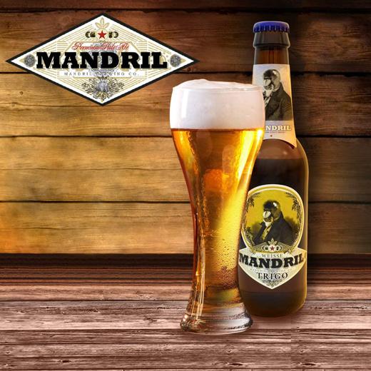 Cerveza Artesana Mandril Weisse (Trigo) - 12x33cl img1
