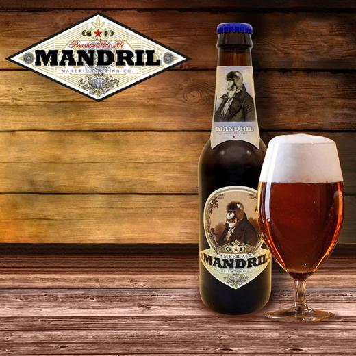 Cerveza Artesana Mandril Amber Ale - 12x33cl img1