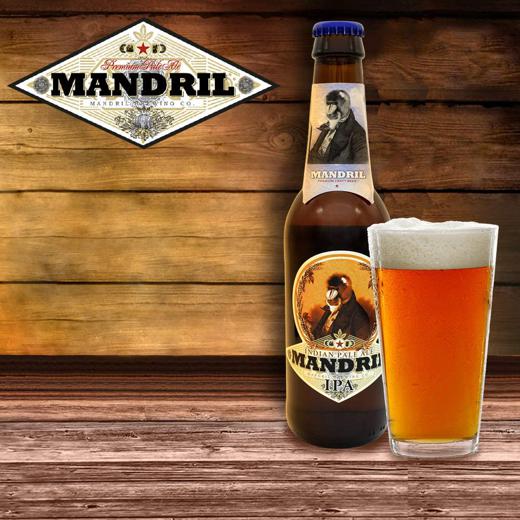 Cerveza Artesana Mandril India Pale Ale (IPA) - 12x33cl img2