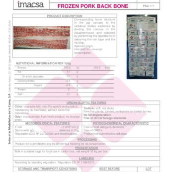 FROZEN PORK BACK BONE CARTON img7