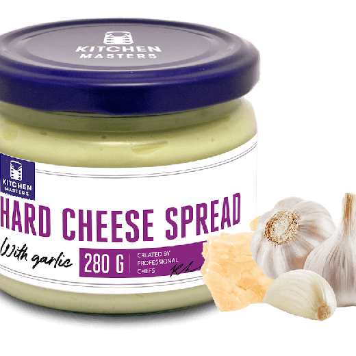 HARD CHEESE Spread with GARLIC