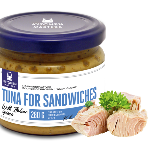Tuna for sandwiches with Italian spices