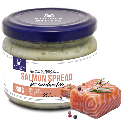 Salmon spread for sandwiches