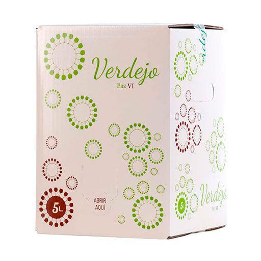 IGP Vinos de la tierra de Castilla verdejo Paz VI bag in box  5 litros