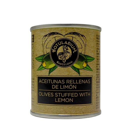 Aceitunas al limón Botularium (latita minibar 50g)